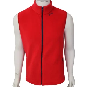 polaire homme sans manche ZOFER rouge