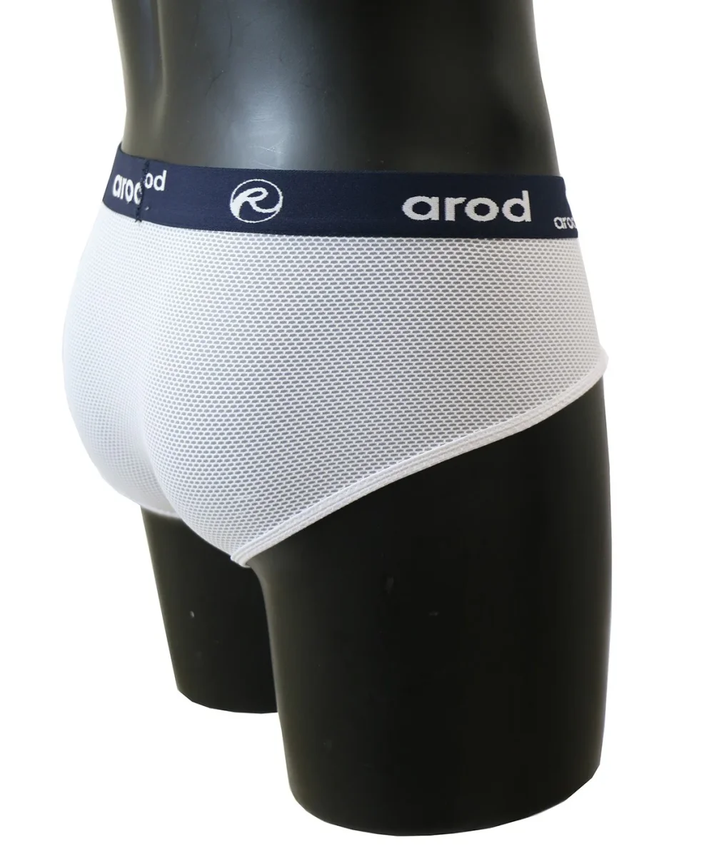 slip homme coutures plates ZEXY 3D ajouré blanc – Image 5