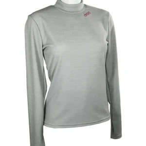 T-shirt femme manches longues WOOL Argile