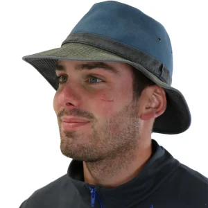 CHAPEAU CRAMBES MIXTE - AFARI BLEU/KAKI/NOIR