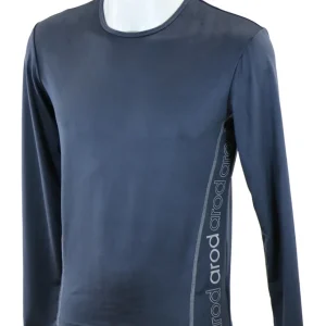 T-shirt homme manches longues col rond ZAMIR ardoise