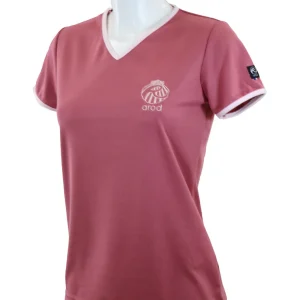 t-shirt femme WOOTEL vieux rose
