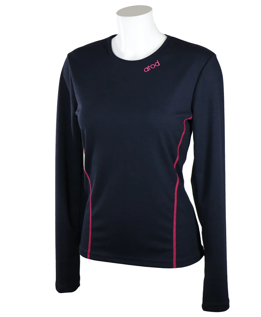 T-shirt femme manches longues WOOLY Marine