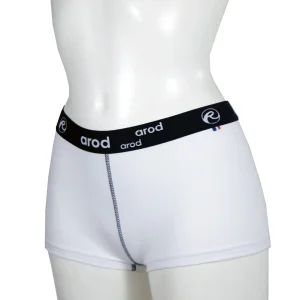 shorty femme coutures plates WIRI Blanc Marine