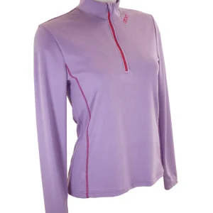 t-shirt femme manches longues WILMA lavande