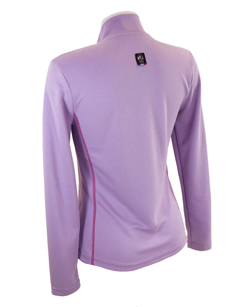 t-shirt femme manches longues WILMA lavande – Image 2