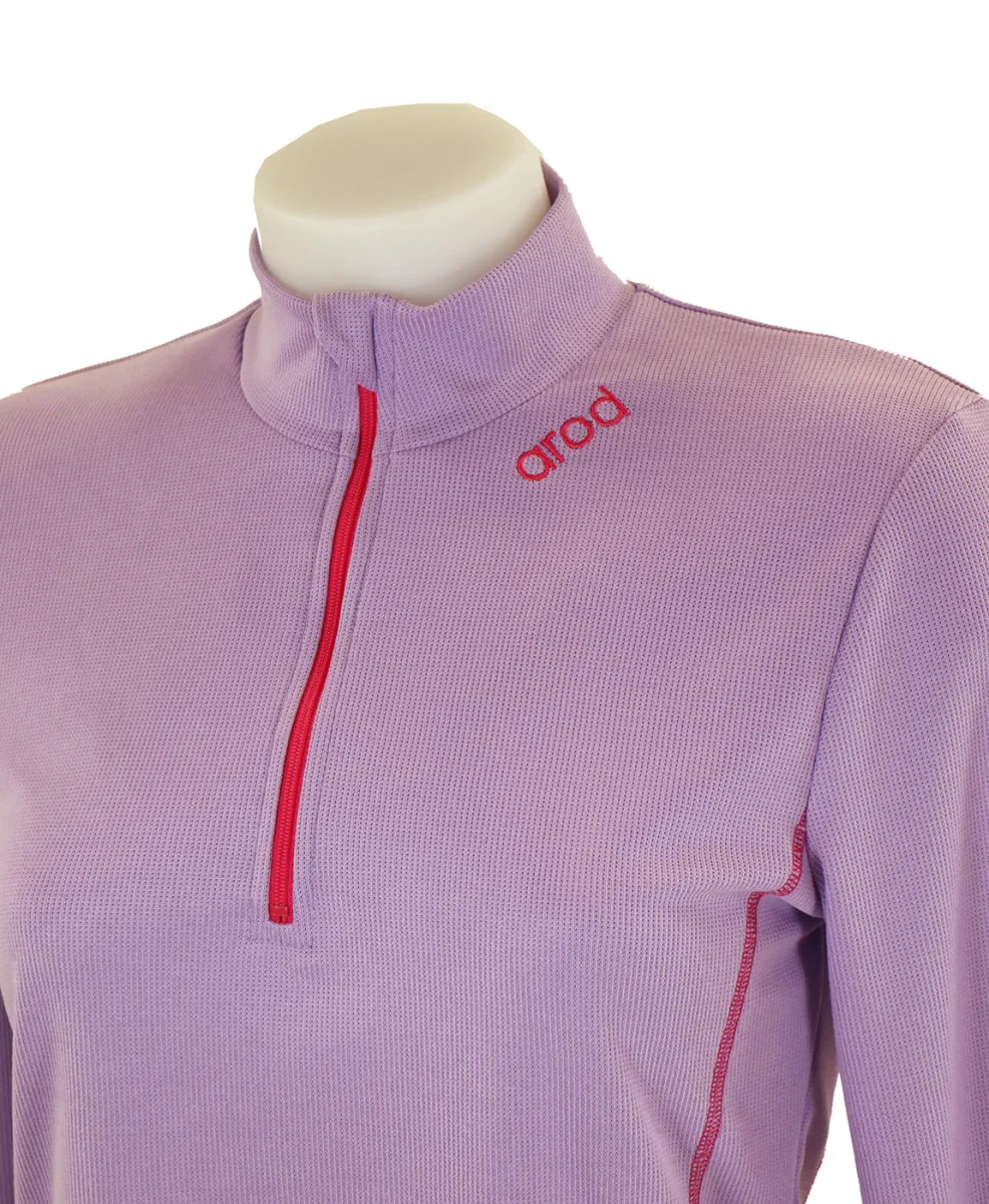 t-shirt femme manches longues WILMA lavande – Image 3