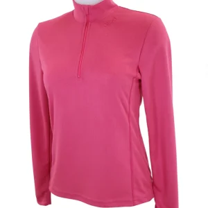 t-shirt femme manches longues WILMA fuchsia