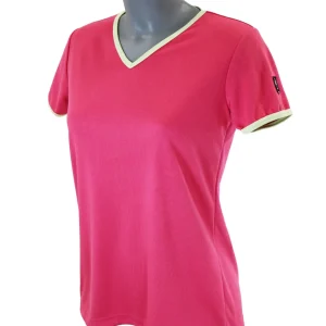 t-shirt femme manches courtes WOODY fuchsia