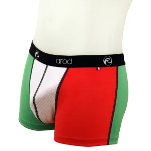 1958.jpgv1627042791 boxer homme ZIGGY Vert - Blanc 3D - Rouge