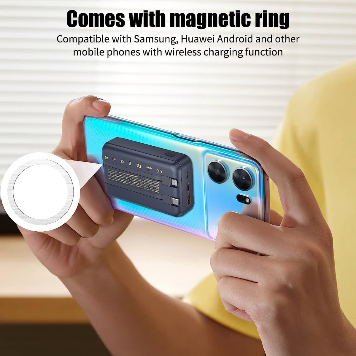 20000Mah Batterie Externe Sans Fil Power Bank – Image 4