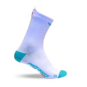 Chaussettes de cyclisme - La lila/verde mar