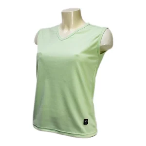 débardeur femme uni WEST vert papillon