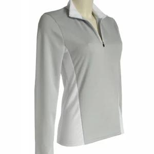 t-shirt femme manches longues WIGY perle