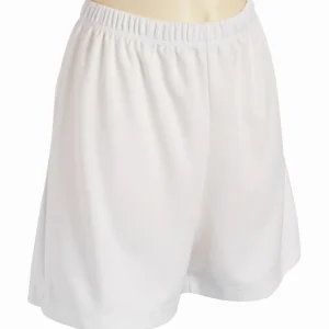 short femme uni WOLLE blanc