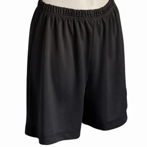 short femme uni WOLLE tourbe