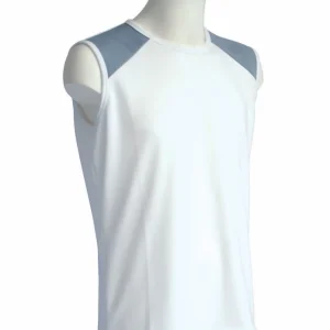 débardeur homme ZYKE blanc et gris