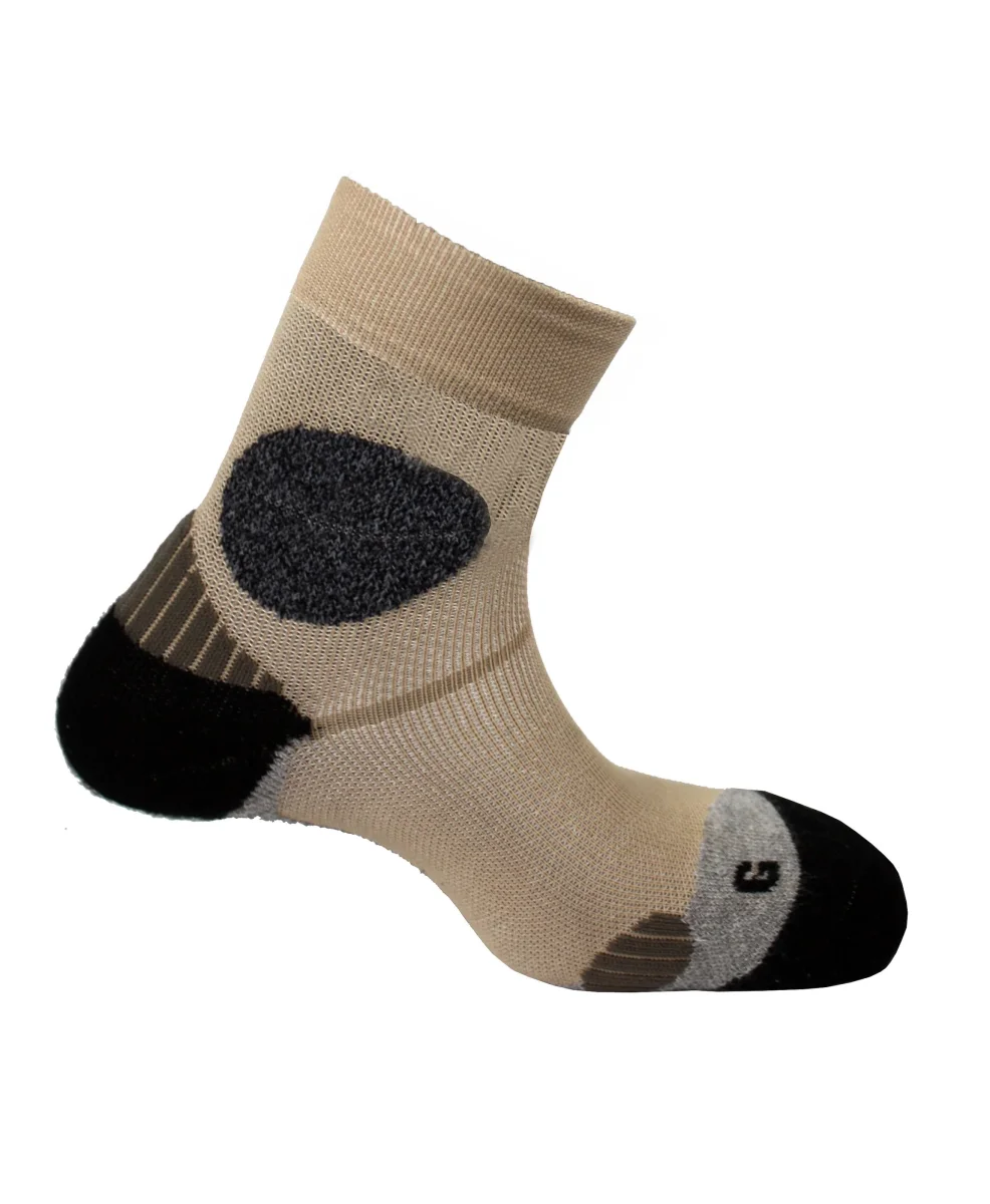 chaussettes anti-ampoules socquettes ATRAIL beige/noir