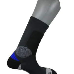 chaussettes anti-ampoules jarrettes ATREK noir / bleu