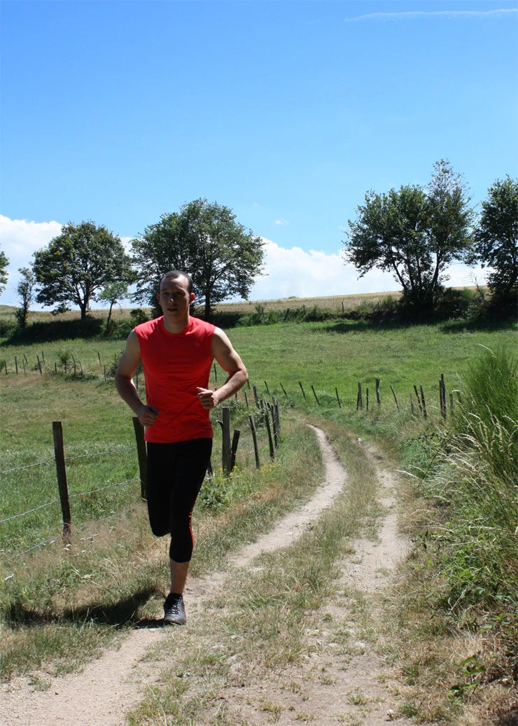 corsaire homme coutures plates ZOCER noir / rouge – Image 3