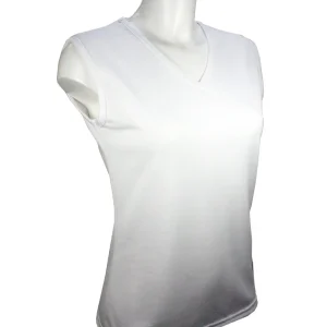 débardeur femme uni WEST blanc
