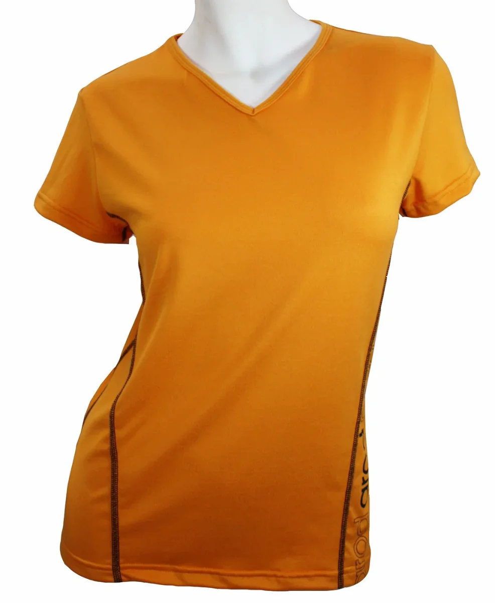 t-shirt femme manches courtes col V WIIT zinnia – Image 2