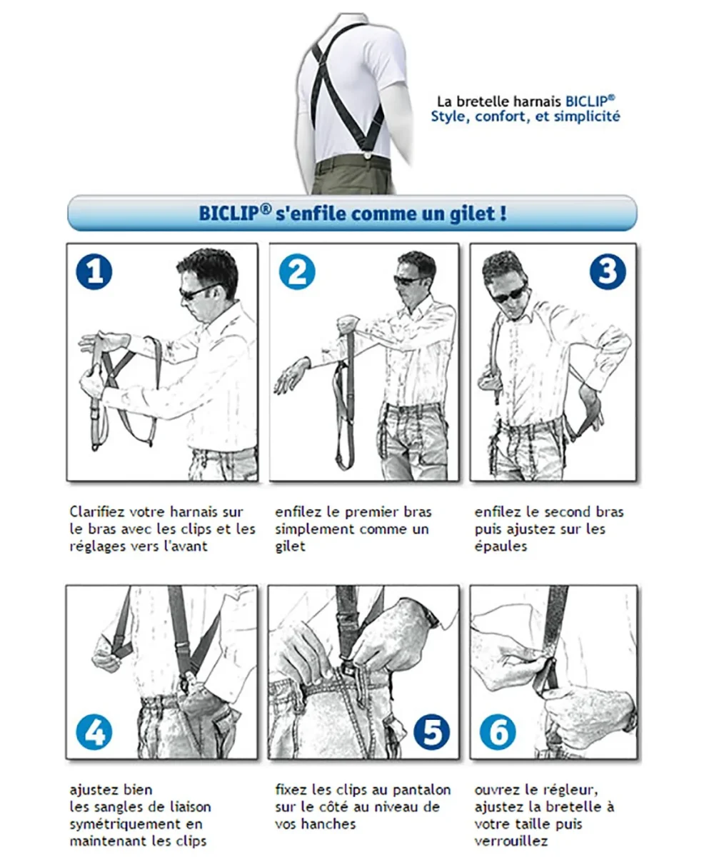 BRETELLES HARNAIS ACLIP TABAC – Image 2