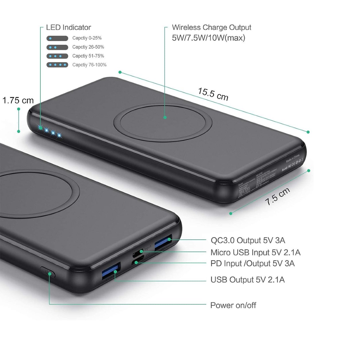 Batterie Externe Charge Inductive – Image 2