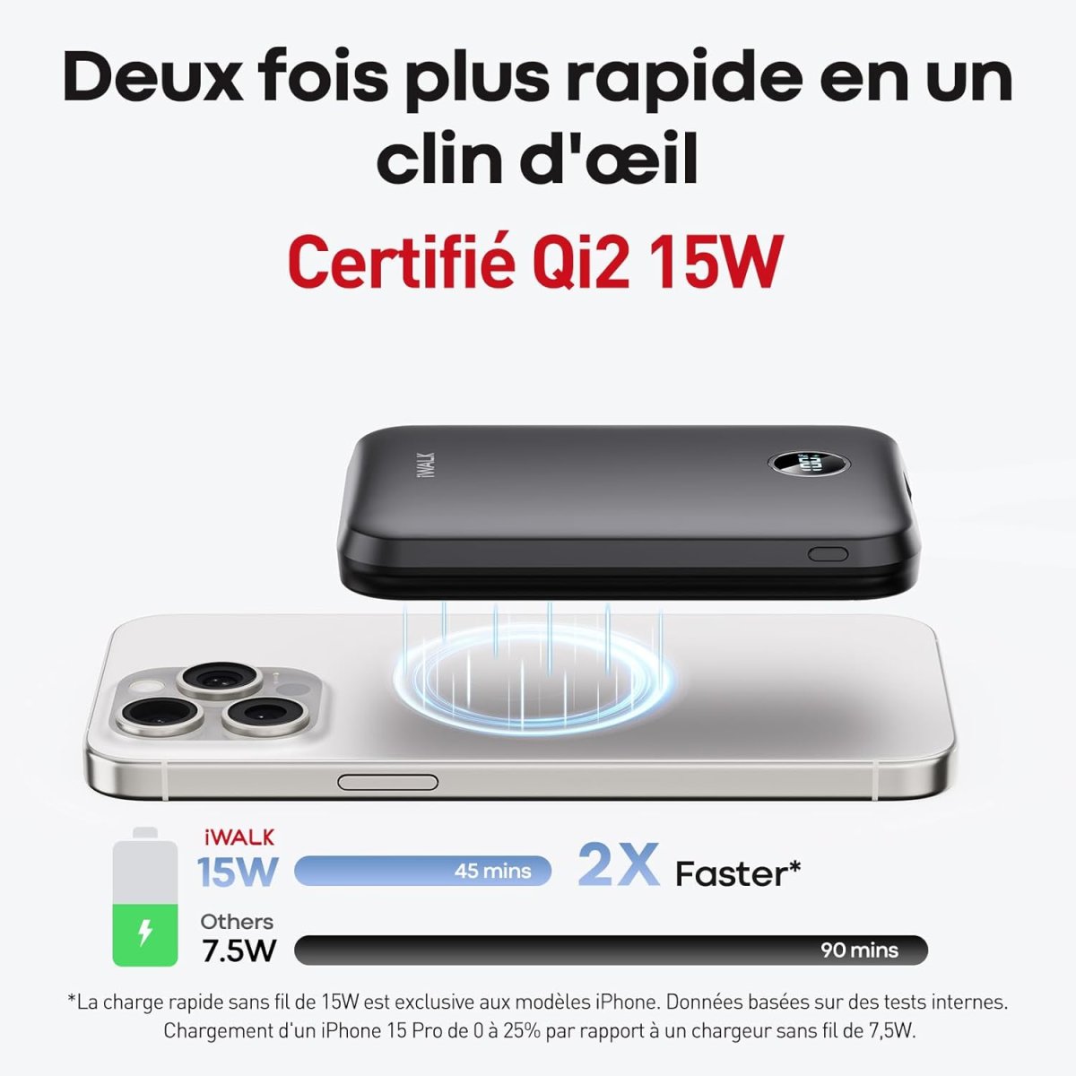 Batterie MagSafe Certifiée Qi2 – Image 2