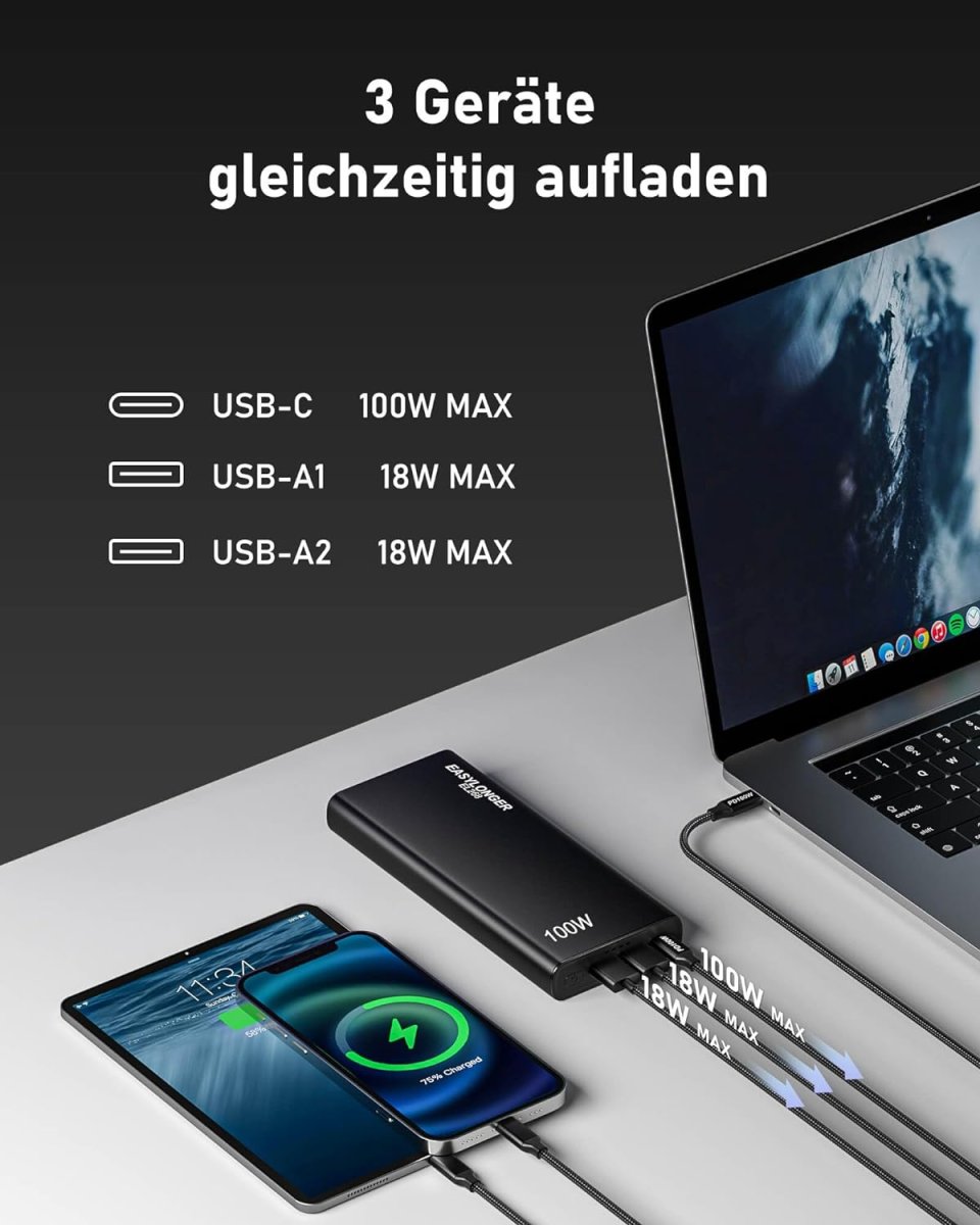 Batterie portable pour Samsung / Apple et autres – Image 7