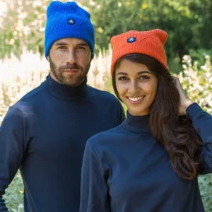 Bonnet coloris Bleu - ref. ALIL - marque BLANC BONNET