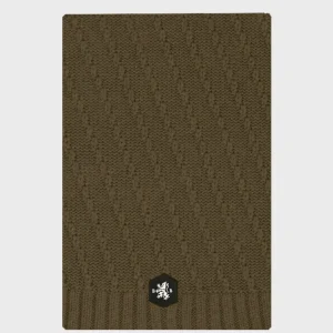 Echarpe coloris Marron uni - ref. AMAUD - marque BLANC BONNET