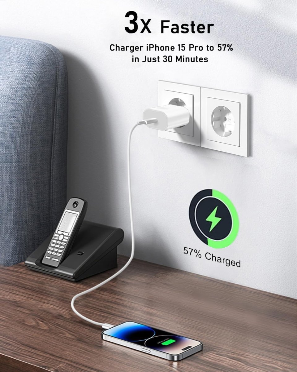Chargeur Mural USB-C 20W Rapide – Image 2