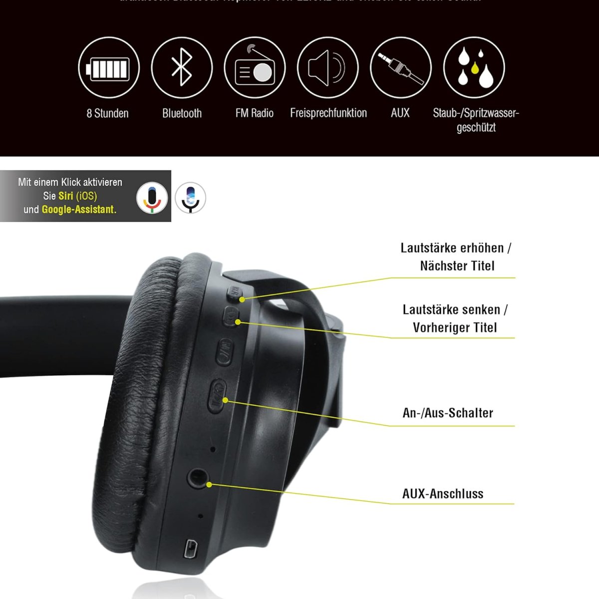 Casque Bluetooth Léger Et Confortable – Image 4