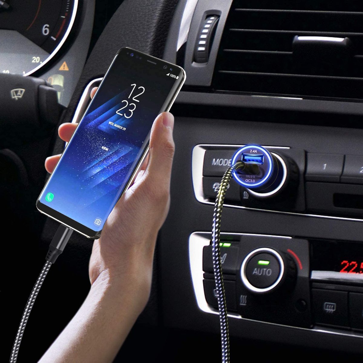 Chargeur Allume Cigare Joomfeen 30W – Image 4