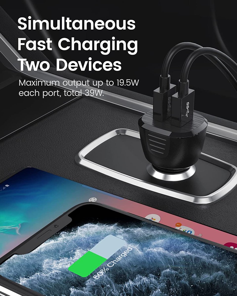 Chargeur Allume Cigare 2 USB – Image 2