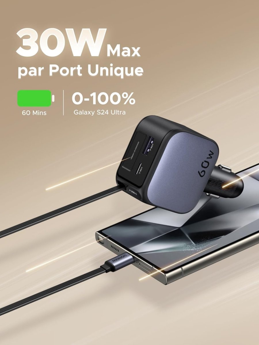 Chargeur Allume Cigare USB-C 60W – Image 3