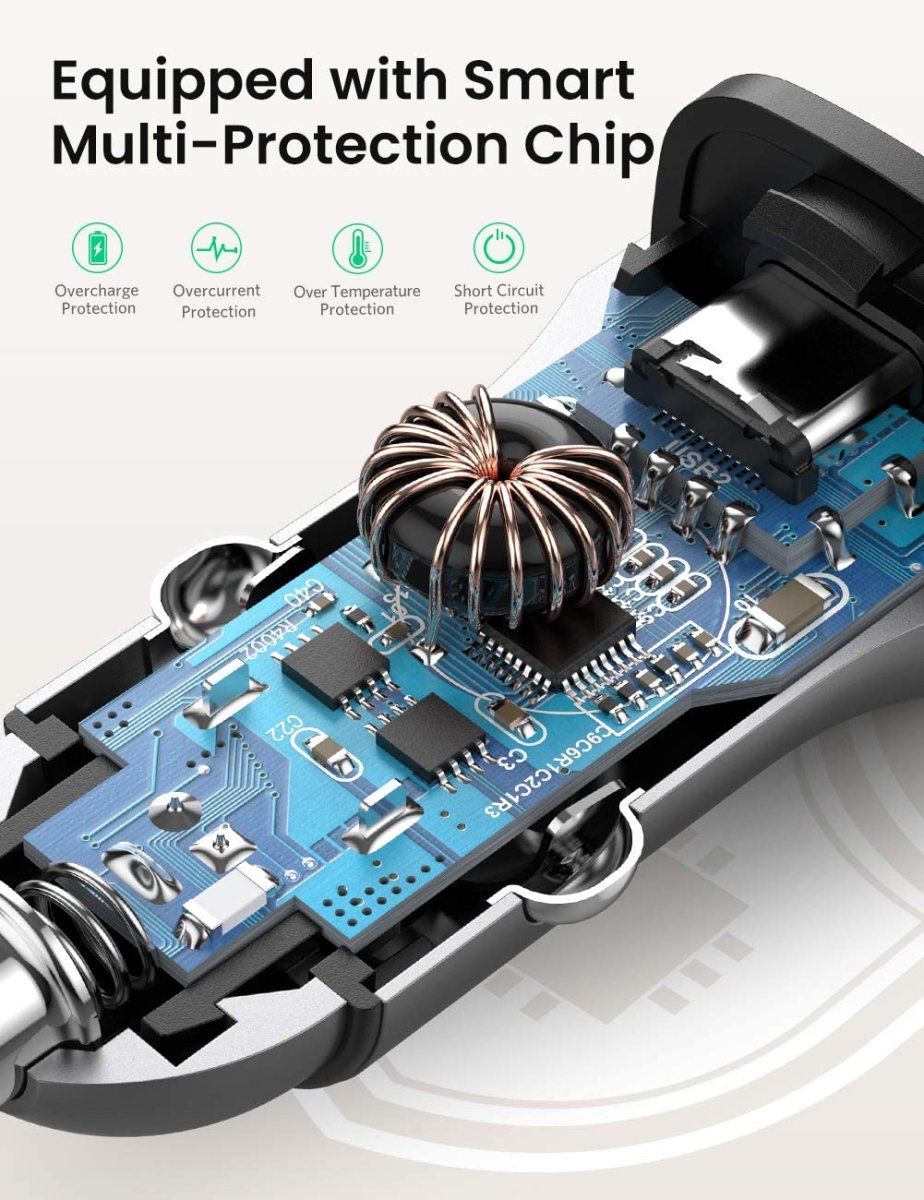 Chargeur Allume Cigare Ugreen 3.0 – Image 3