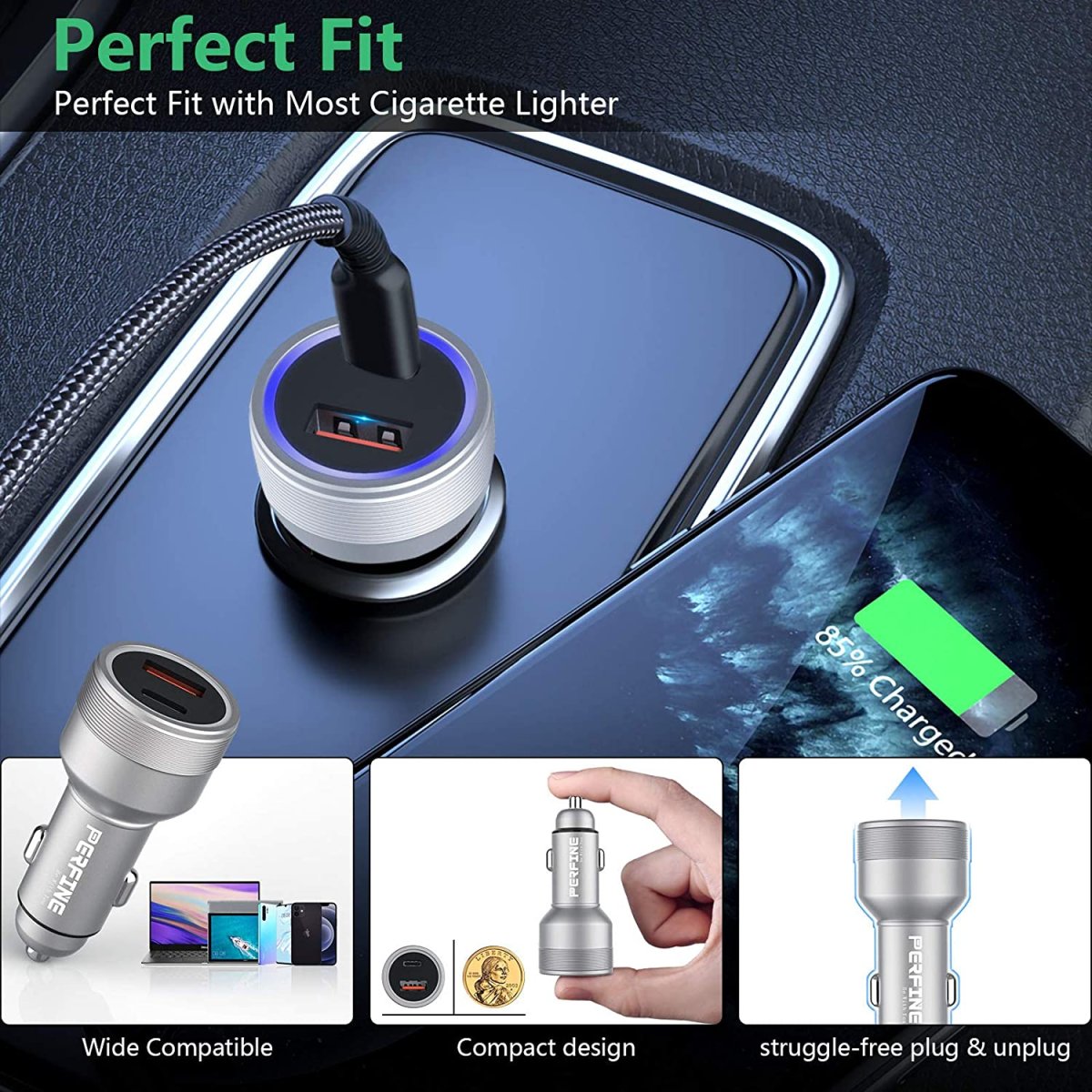 Chargeur Allume Cigare PERFINE 36W – Image 4