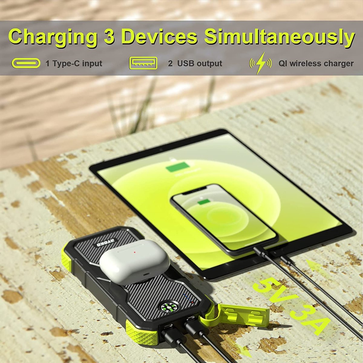 Chargeur Solaire Étanche certifié IPX6 – Image 8