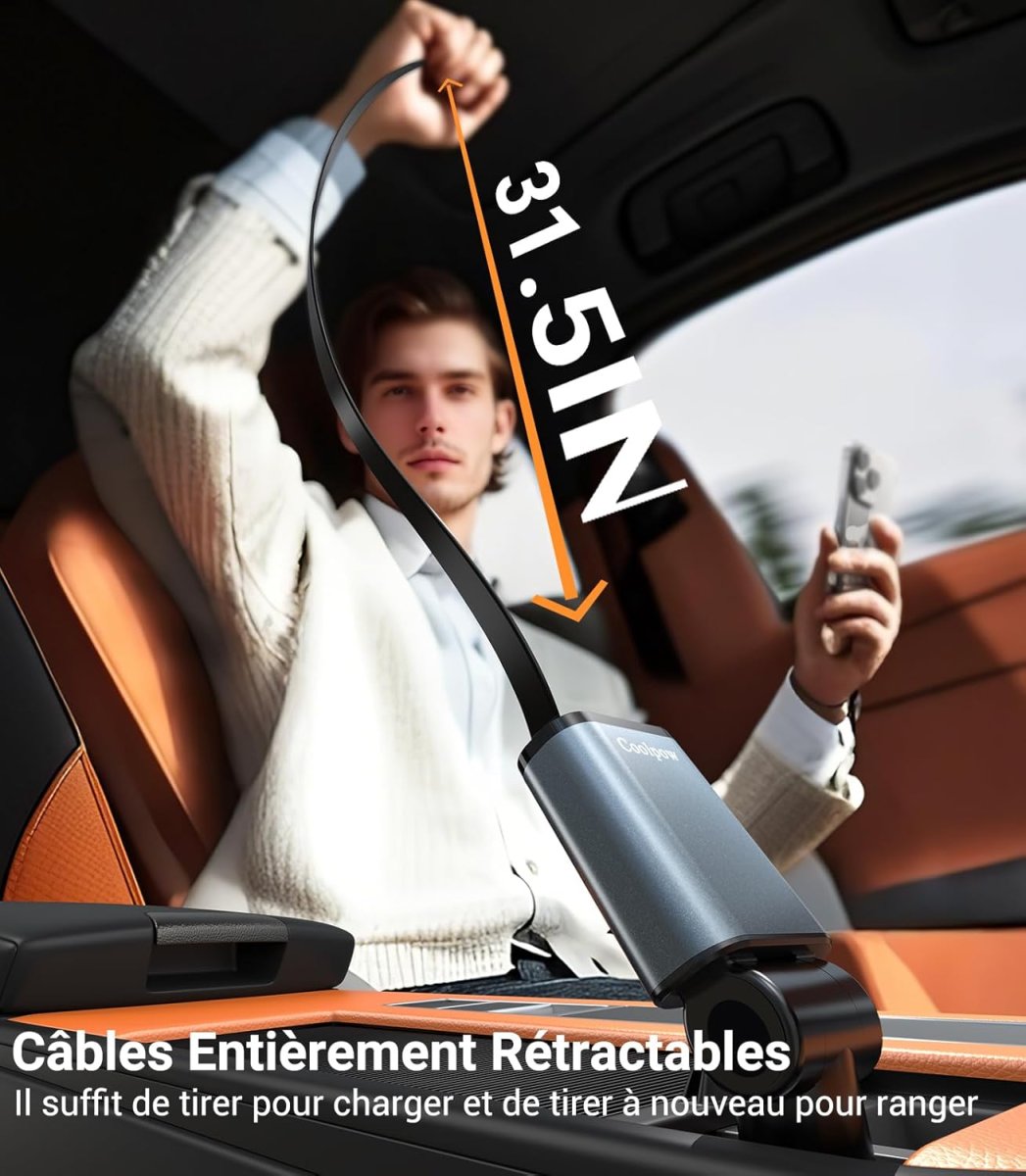Chargeur Voiture Retractable – Image 3