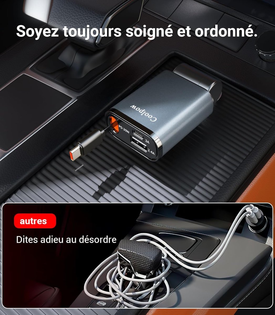 Chargeur Voiture Retractable – Image 5