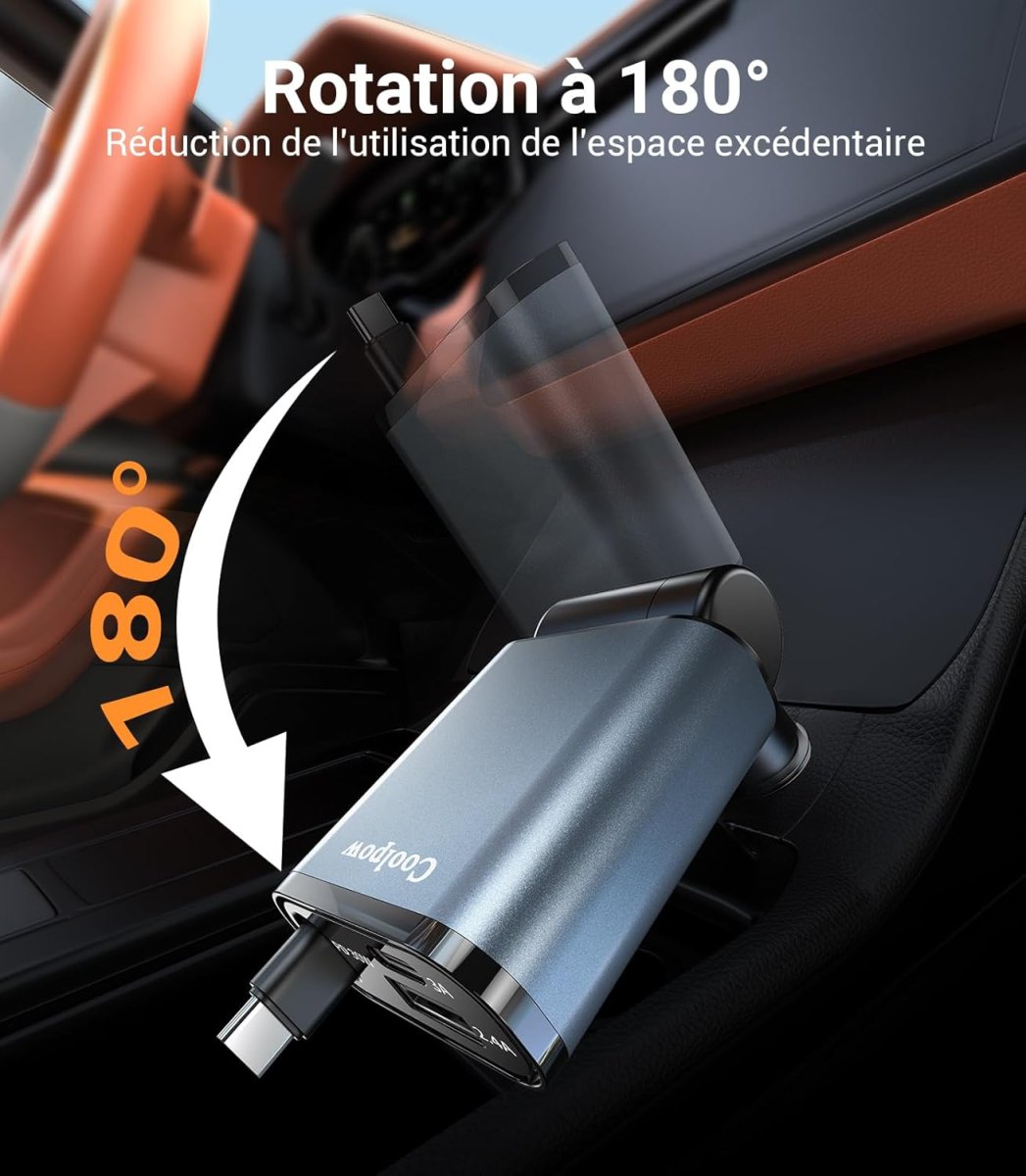 Chargeur Voiture Retractable – Image 7