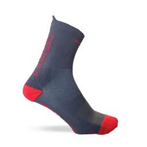 Chaussettes de trail - La grise et rouge