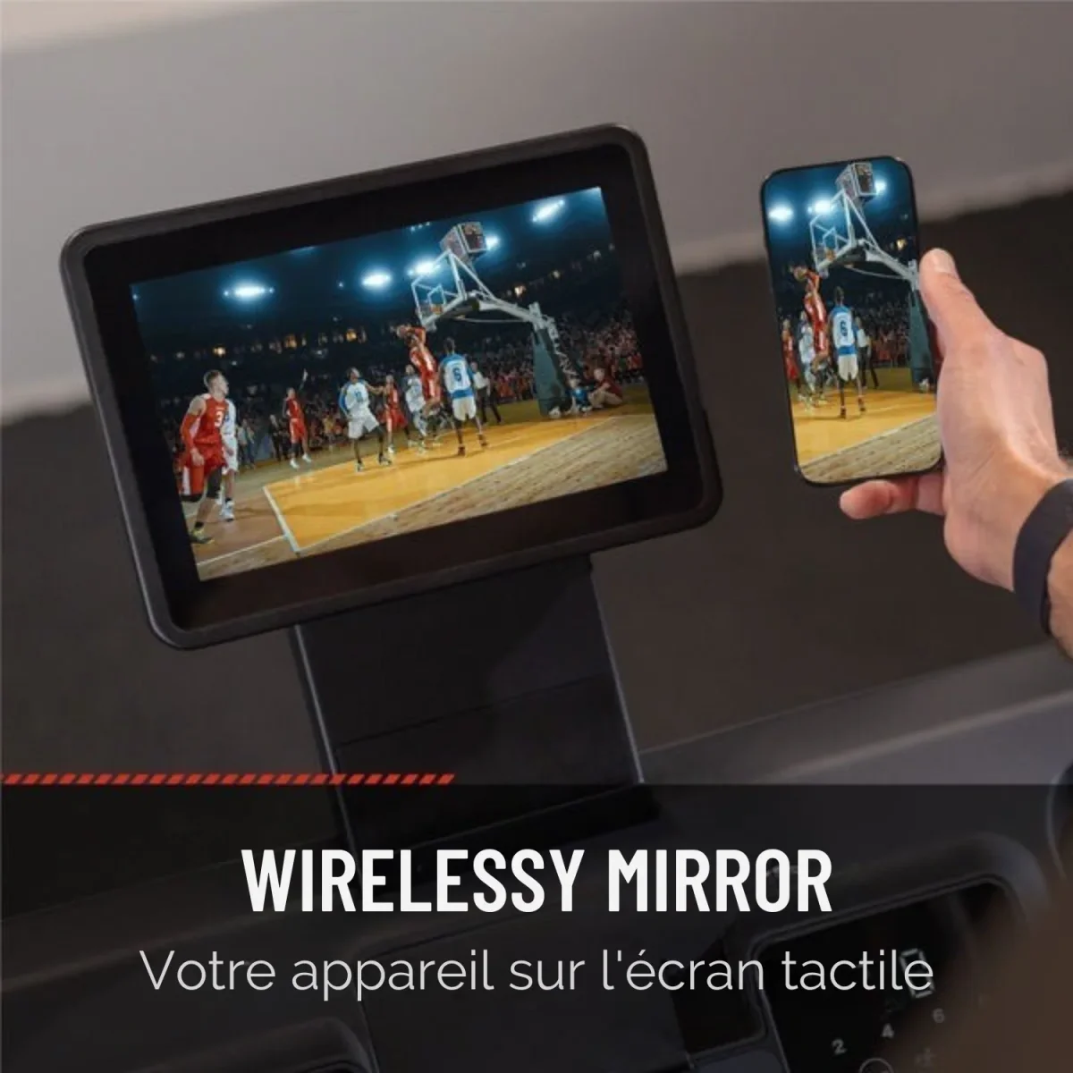 TAPIS DE COURSE INSPIRE SERIE T4S PLIABLE AVEC ECRAN TACTILE 10" – Image 9