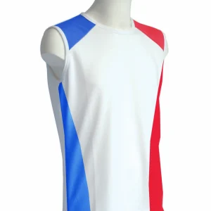 Débardeur homme ZYKE tricolore avec bandes de côté