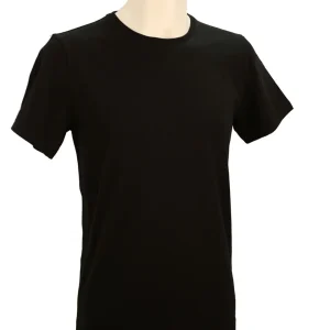 LAONNoirHomme2PX.jpgv1700671713 NOUVEAU t-shirt unisexe ref. LAON Noir en 100% Coton Bio