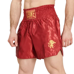 Leone Thai Kick Short AB970 Rouge