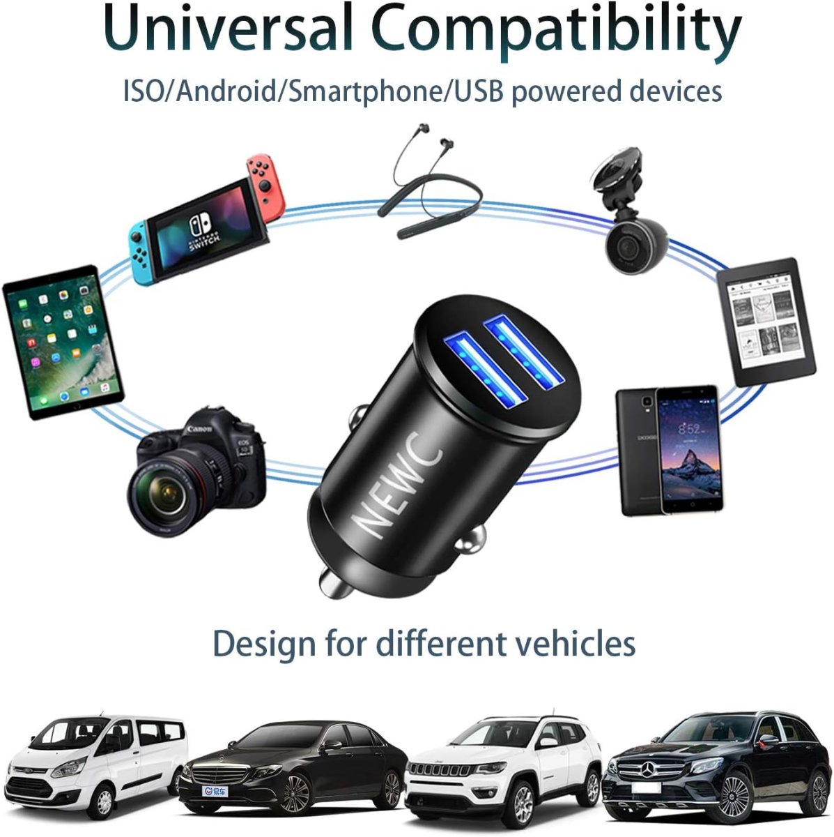 Lot de 2 Minis Chargeurs Allume Cigare – Image 5