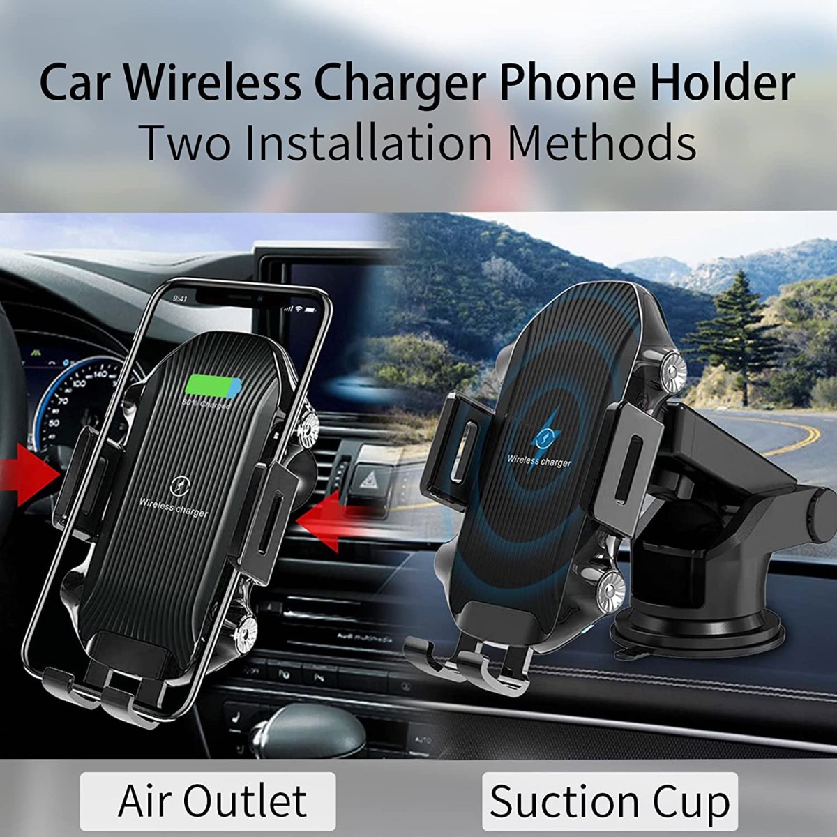 Porte téléphone voiture Chargeur – Image 3